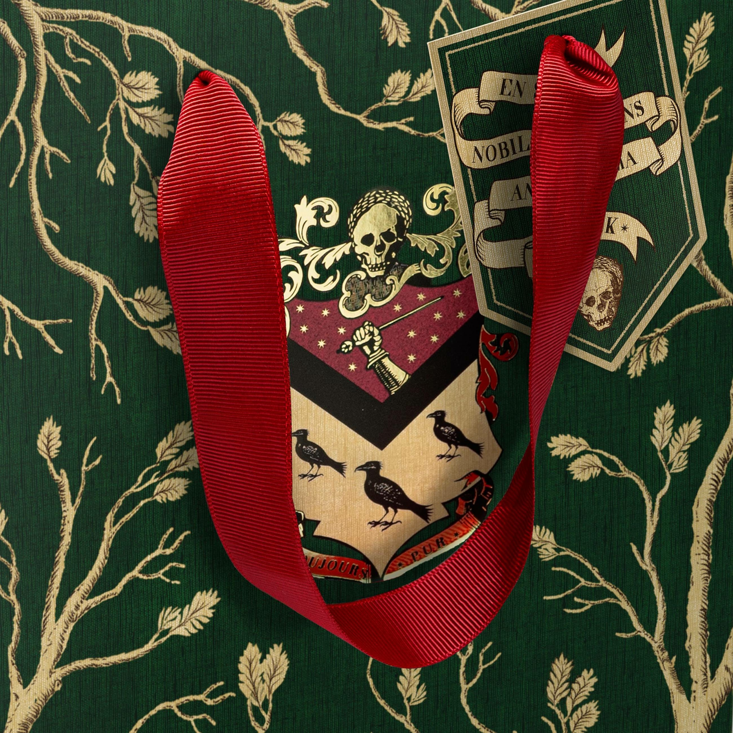 Petit Sac Cadeau - Tapisserie Famille Black - Blason - MinaLima HPGB02M (2)