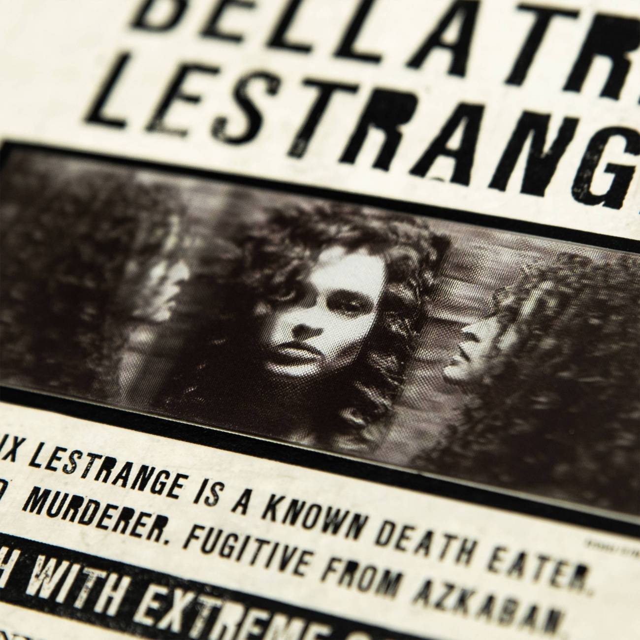 Carte Lenticulaire - Ministère de la Magie - Avis de Recherche de Bellatrix Lestrange - MinaLima HPPCARD33 (3)