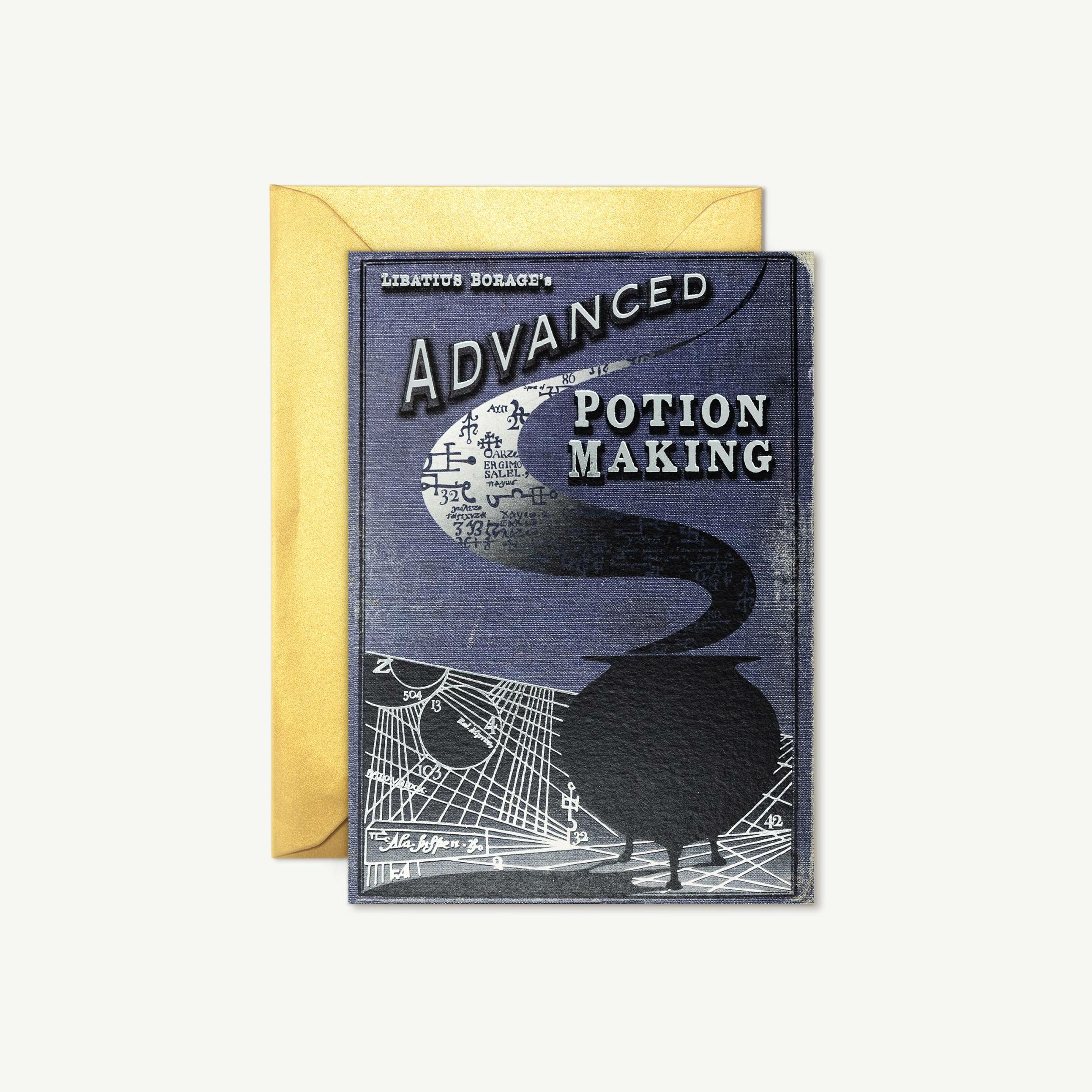 Carte - Livres de Sorciers - Fabrication de Potions Avancées - Edition II - MinaLima HPCARD20 (1)