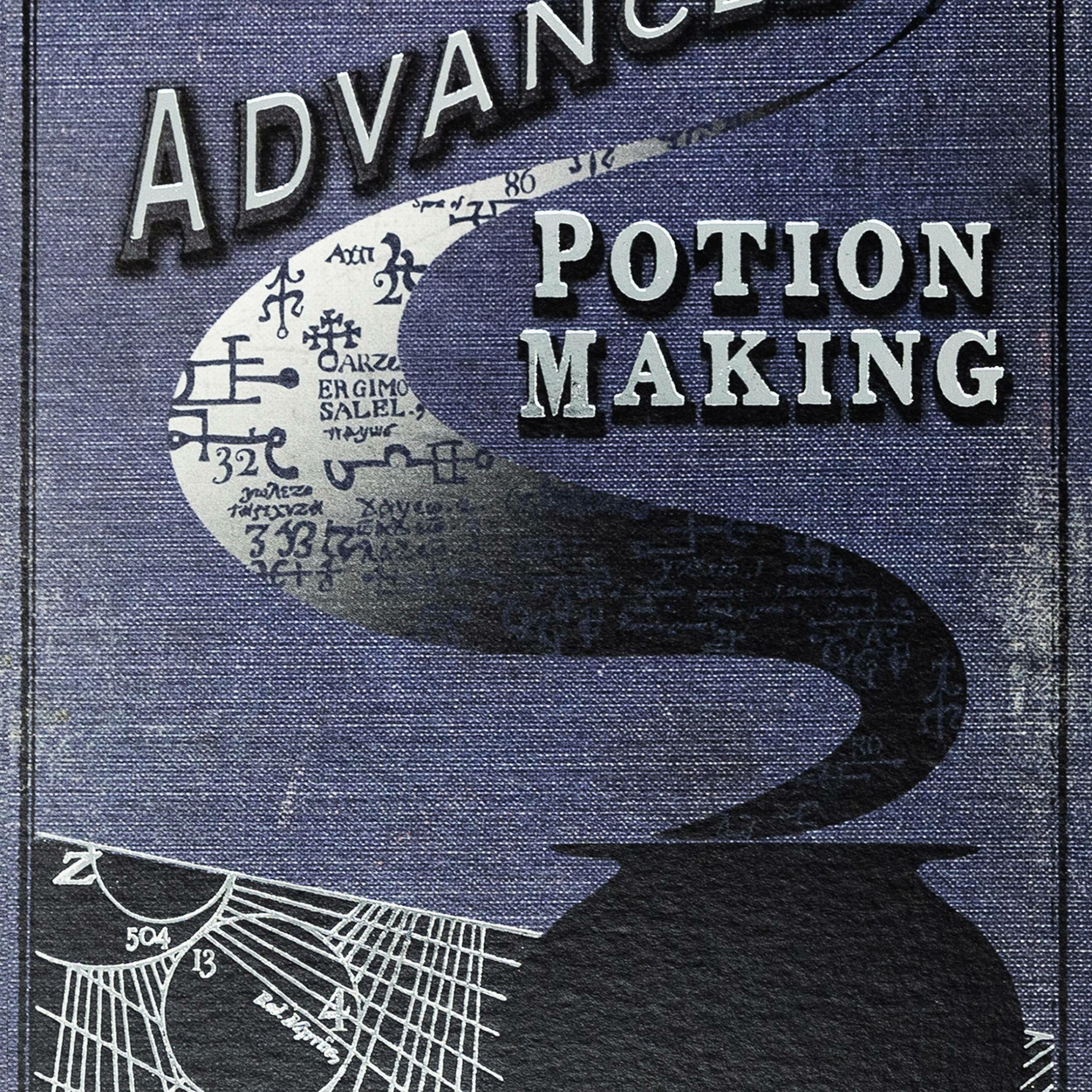 Carte - Livres de Sorciers - Fabrication de Potions Avancées - Edition II - MinaLima HPCARD20 (2)