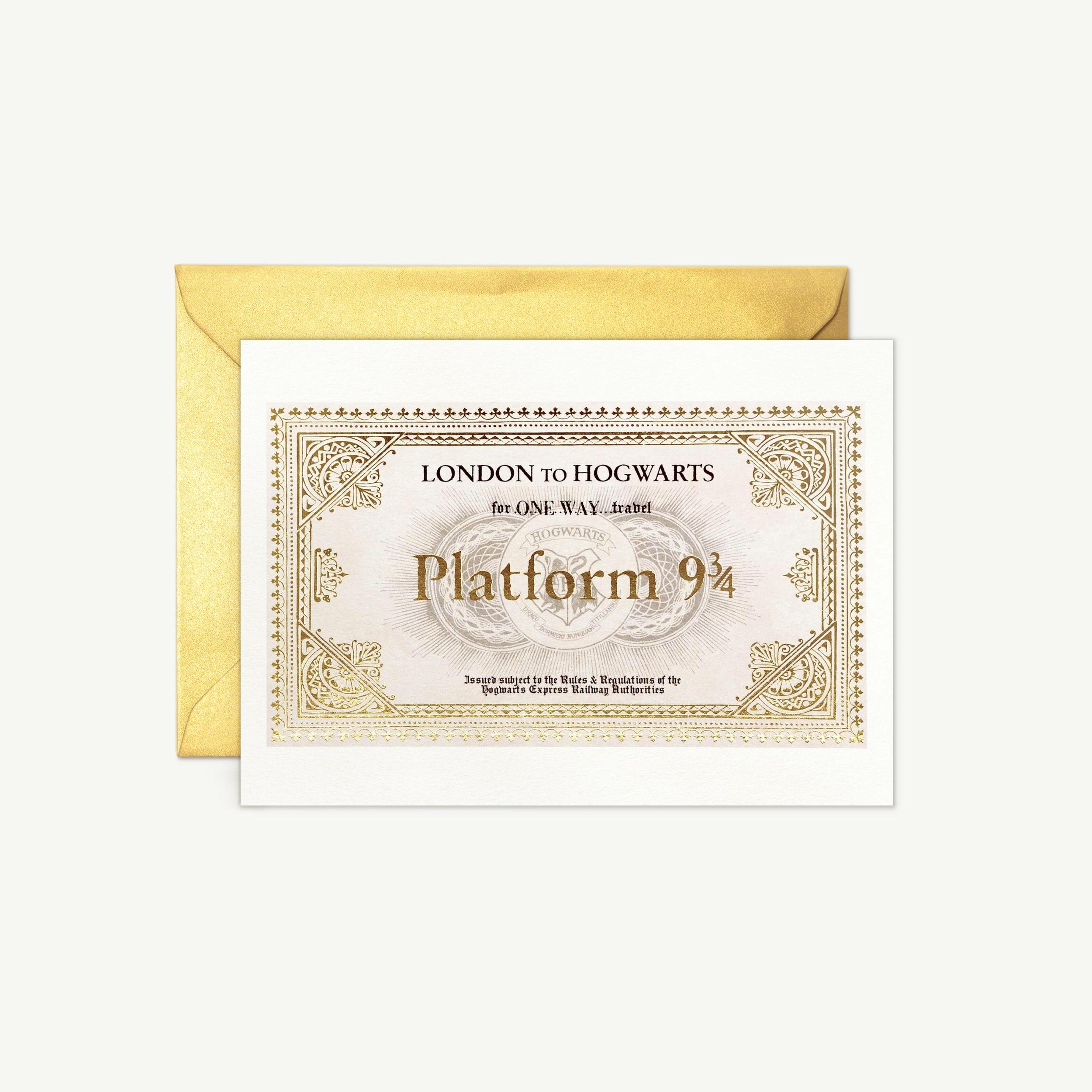 Carte - Billet Poudlard Express - MinaLima HPCARD (1)