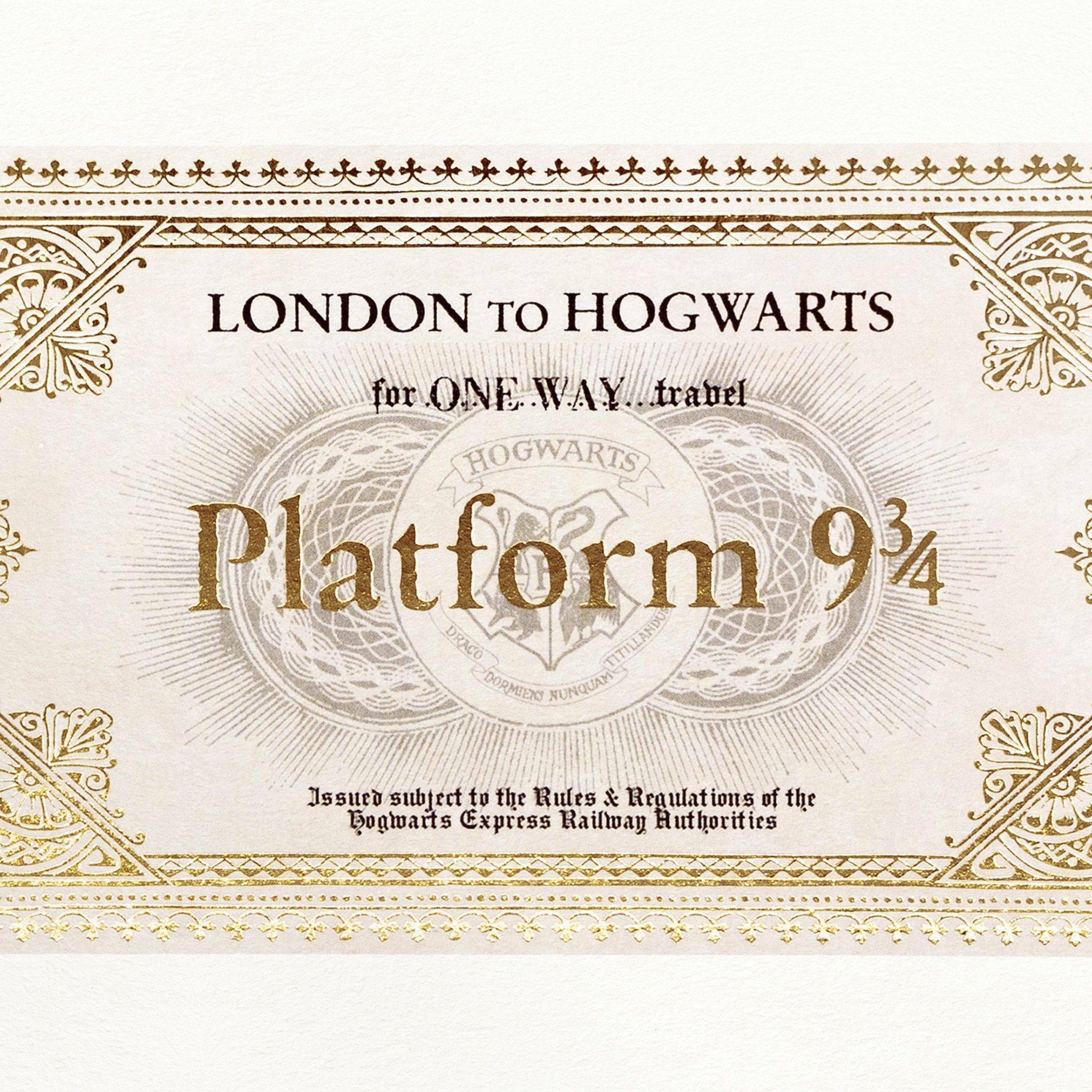 Carte - Billet Poudlard Express - MinaLima HPCARD (2)