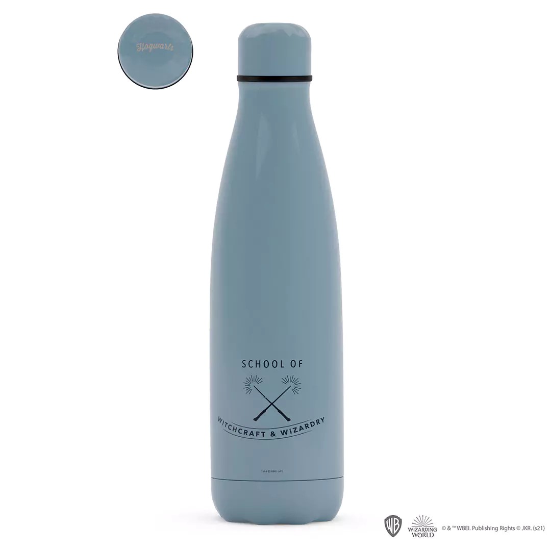 Bouteille isotherme 500ml - Poudlard bleu clair - Harry Potter(2)