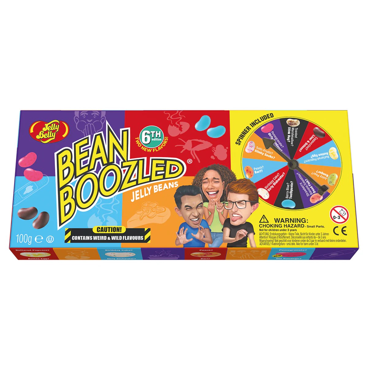 Jeu de la roulette avec bonbons Bean Boozled - Jelly Belly