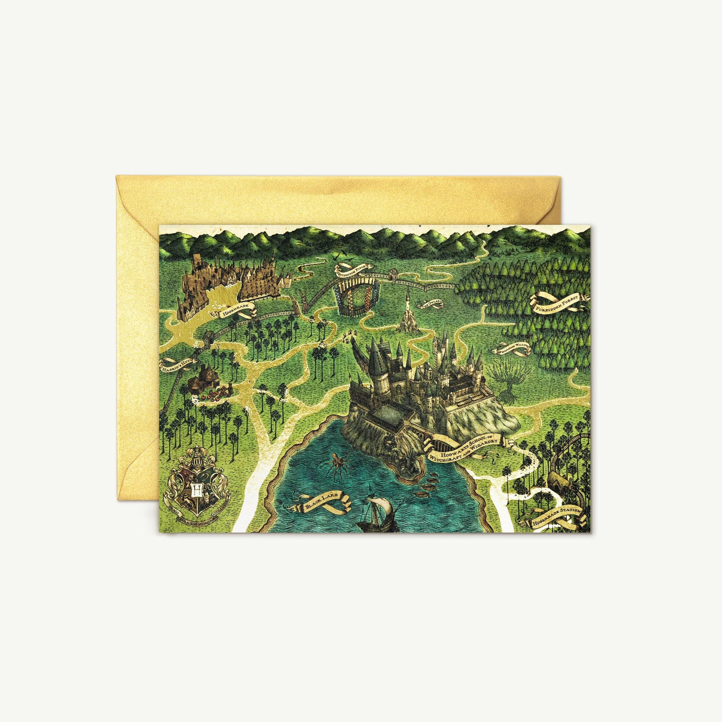 Carte - Carte de Poudlard - MinaLima HPCARD57(1)