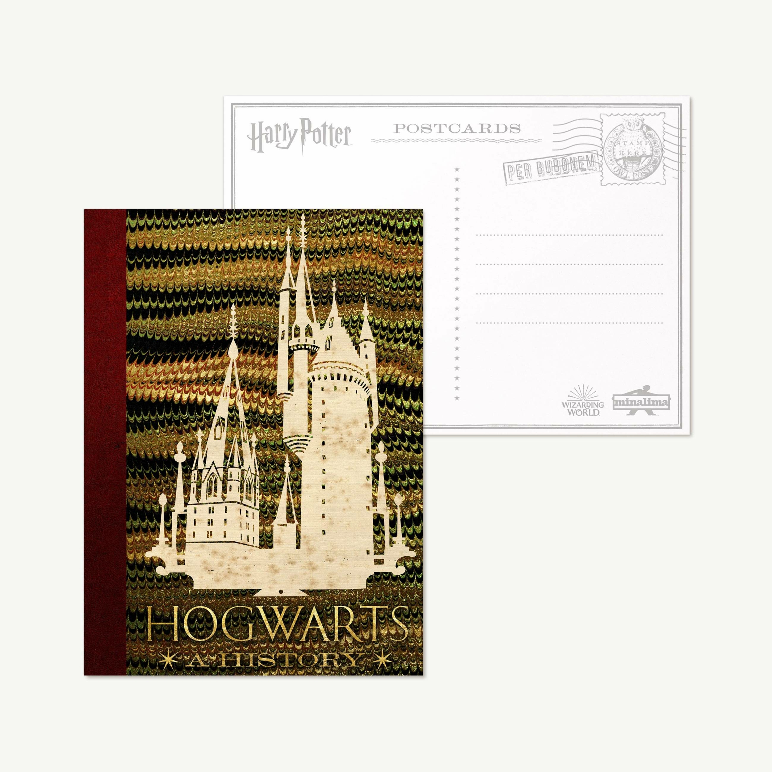 Lot de Cartes Postales - Livres de Sorcellerie - Poudlard - MinaLima HPC04(3)