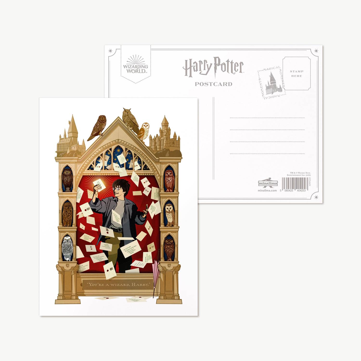 Carte postale - Tu es un sorcier Harry - Moments Magiques - Harry Potter HPPC01(1)