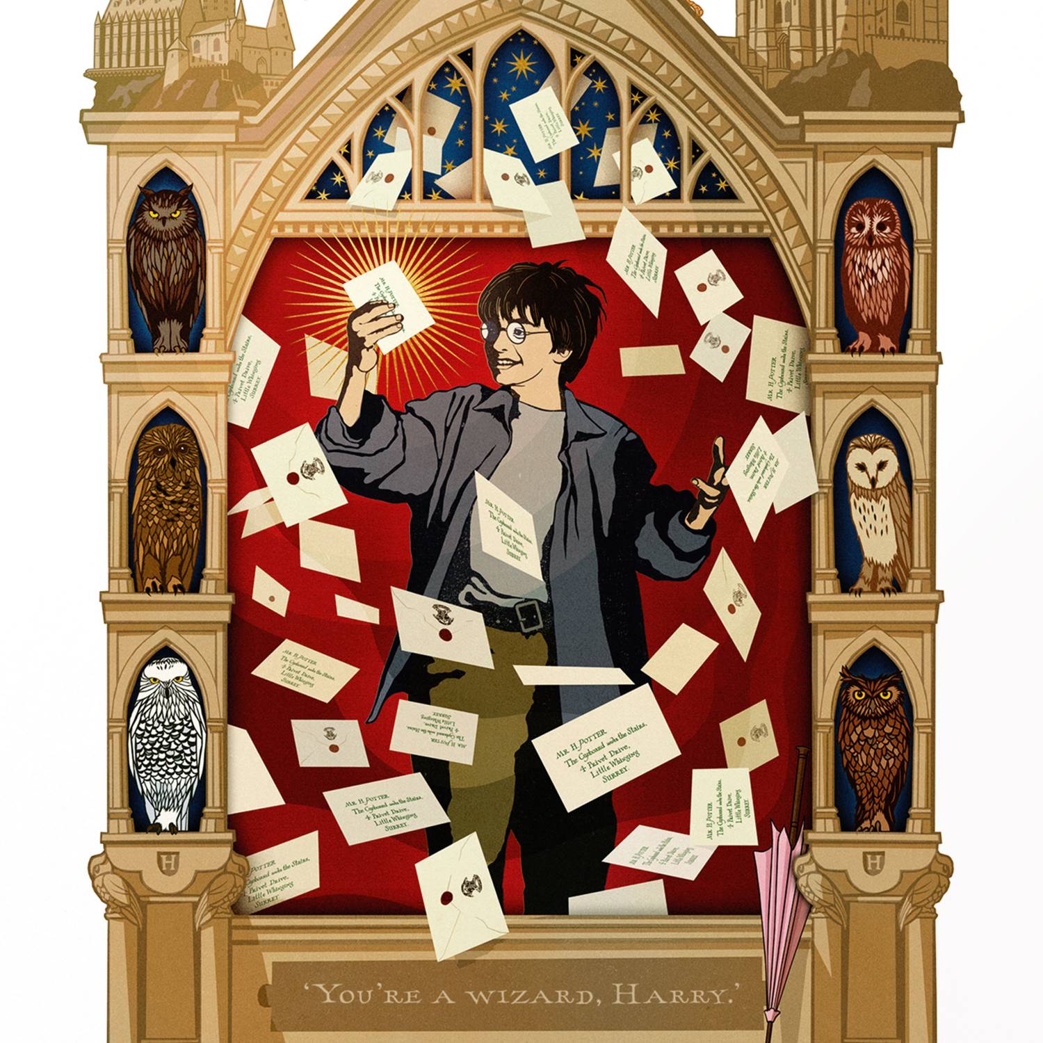 Carte postale - Tu es un sorcier Harry - Moments Magiques - Harry Potter HPPC01(2)