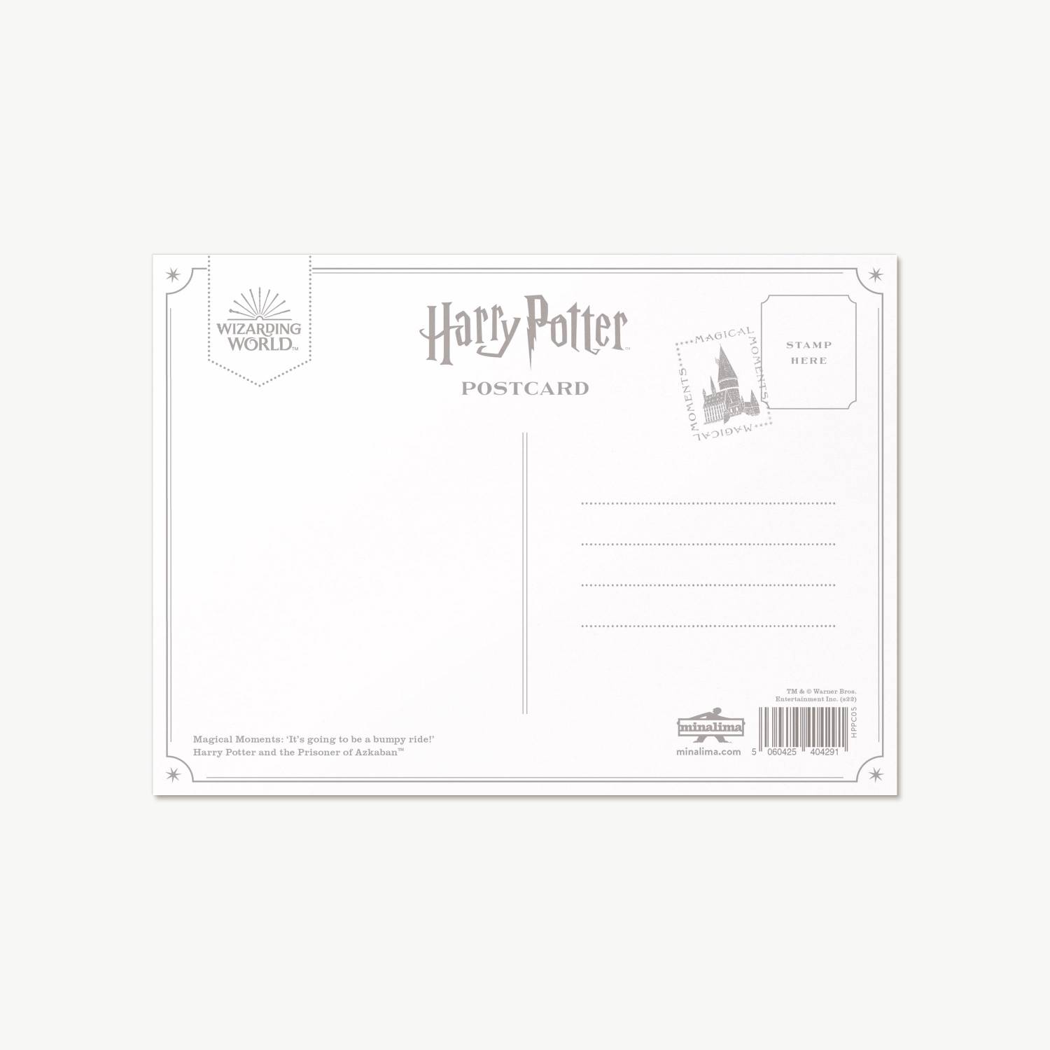 Carte postale - « Ça va être un voyage cahoteux ! » - Moments Magiques - Harry Potter - MinaLima HPPC05(3)
