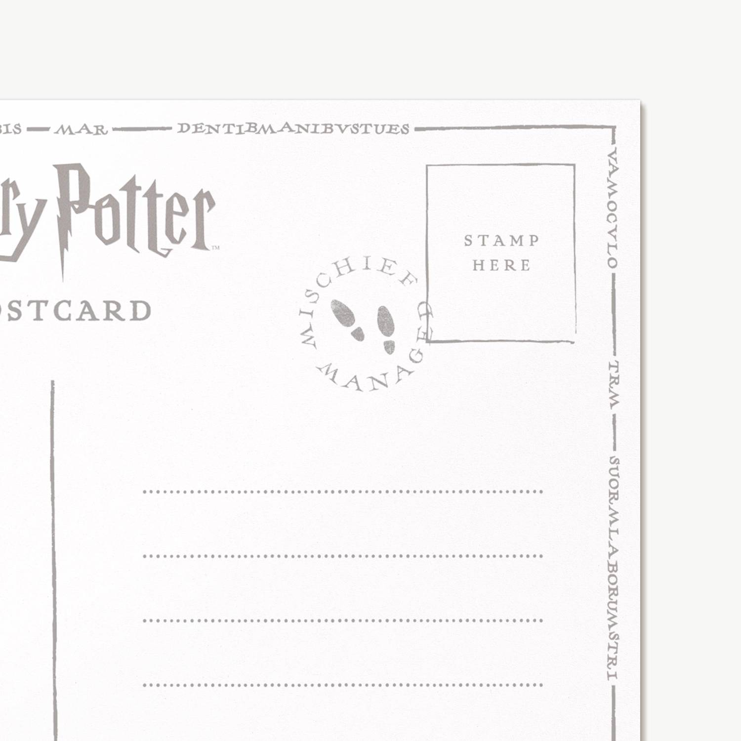 Carte postale - Carte du Maraudeur - La Couverture - MinaLima - Harry Potter HPPC11(4)