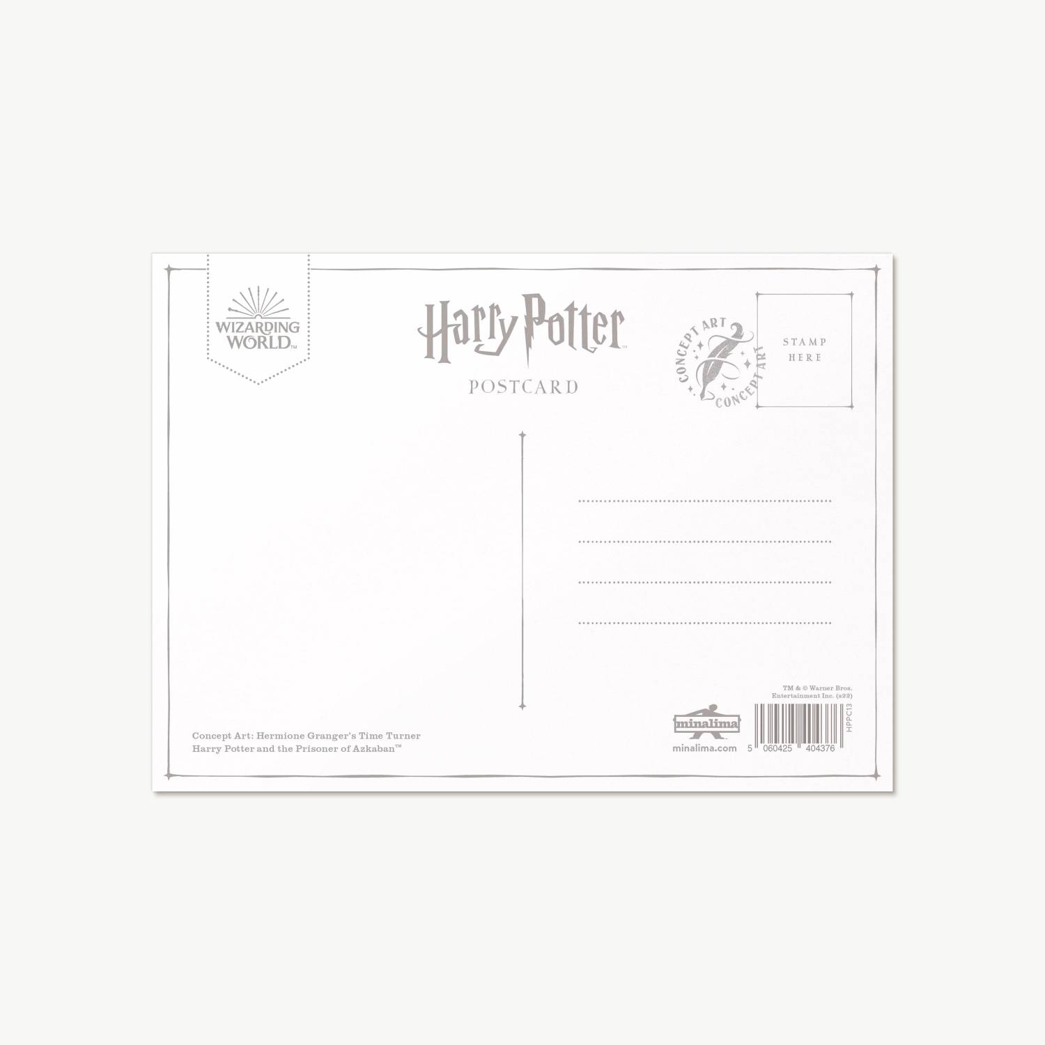 Carte postale - Retourneur de Temps de Hermione Granger - MinaLima - Harry Potter HPPC13(3)