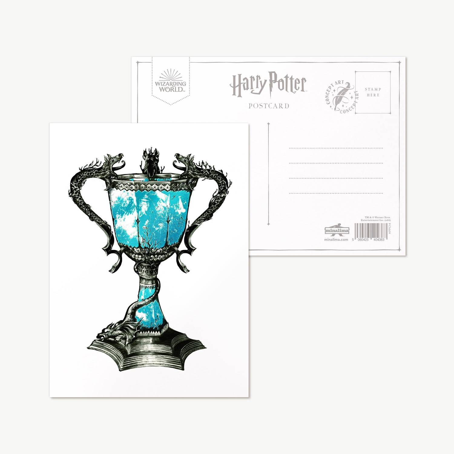 Carte postale - Coupe des Trois Sorciers - MinaLima - Harry Potter HPPC14(1)