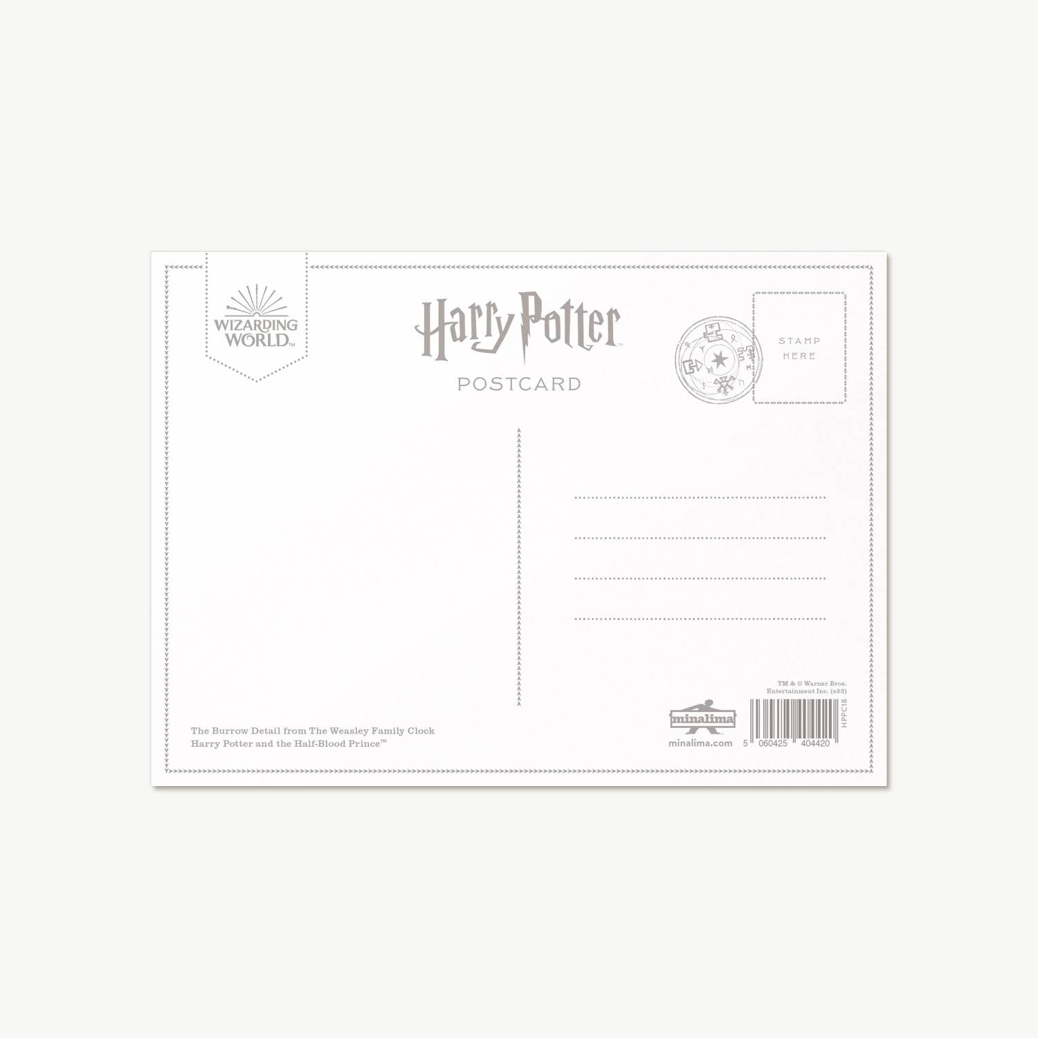 Carte postale - Le Terrier - MinaLima - Harry Potter HPPC18(3)
