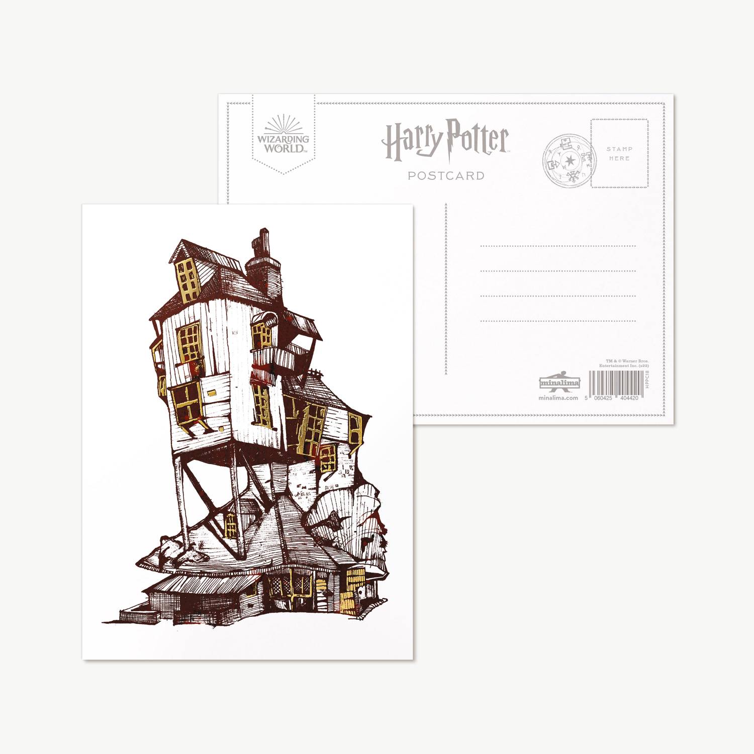 Carte postale - Le Terrier - MinaLima - Harry Potter HPPC18(1)