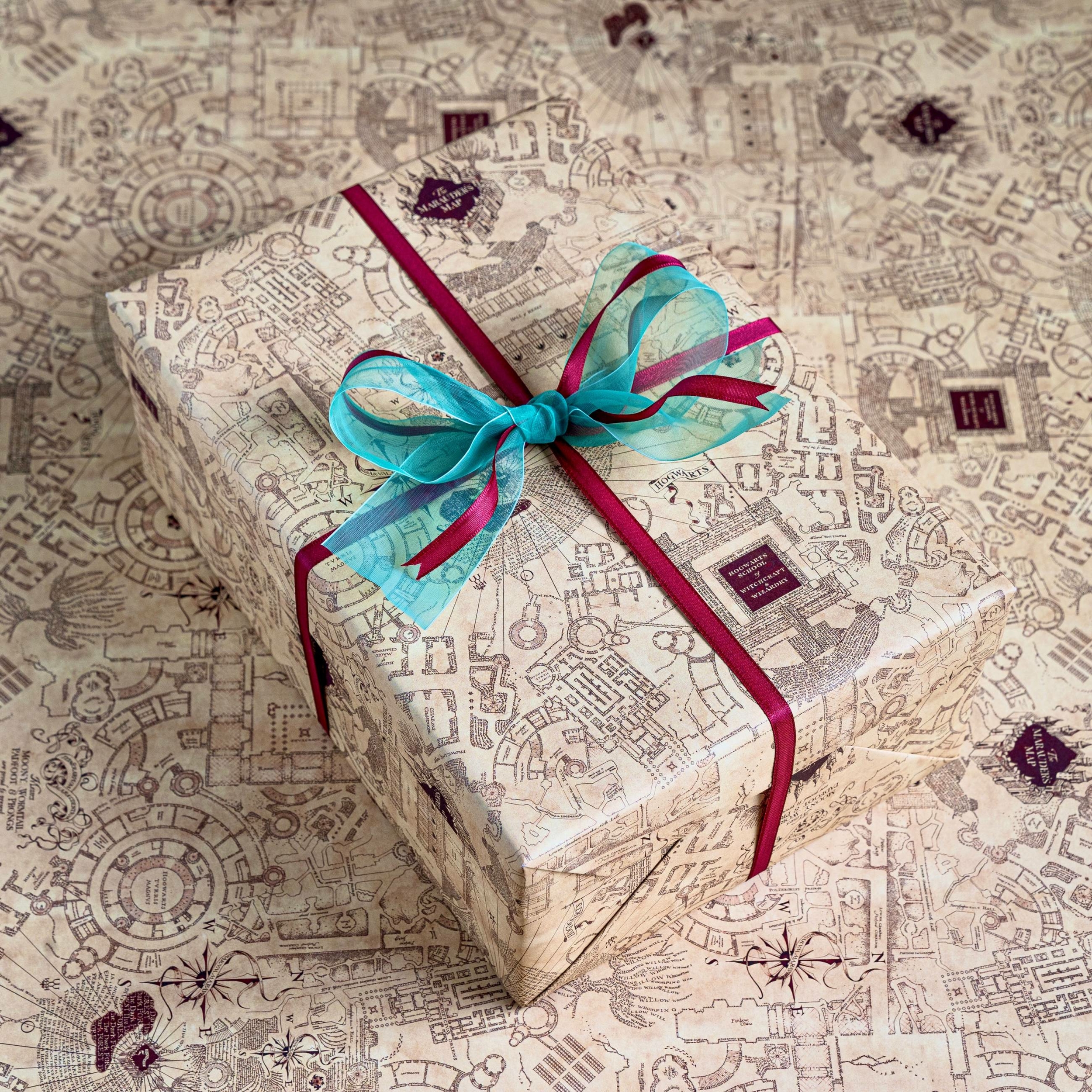 Papier cadeau - Carte du Maraudeur - MinaLima - Harry Potter HPGW03(4)