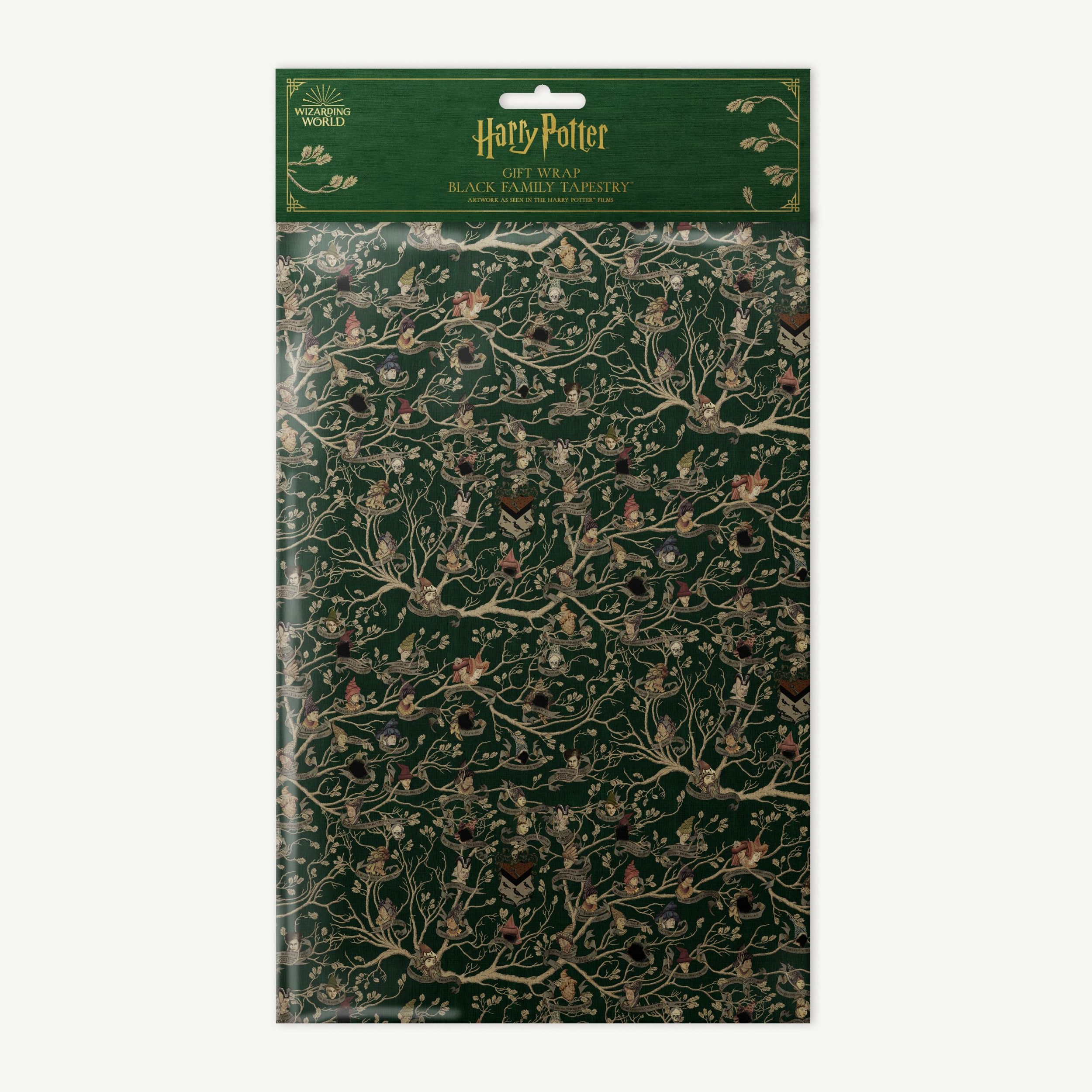 Papier cadeau - Tapisserie Famille Black - MinaLima - Harry Potter HPGW04(1)