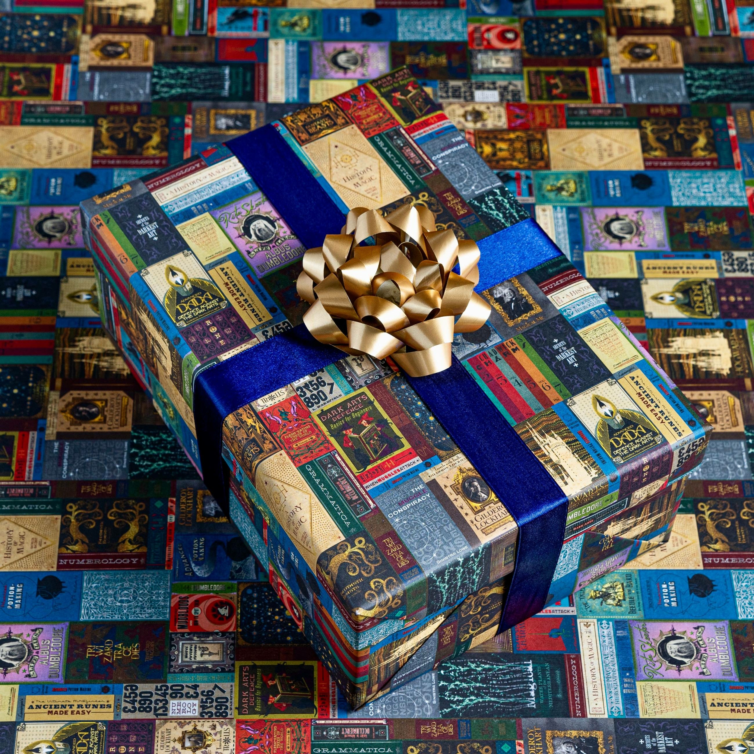 Papier cadeau - Livres Sorciers - MinaLima - Harry Potter HPGW06(4)