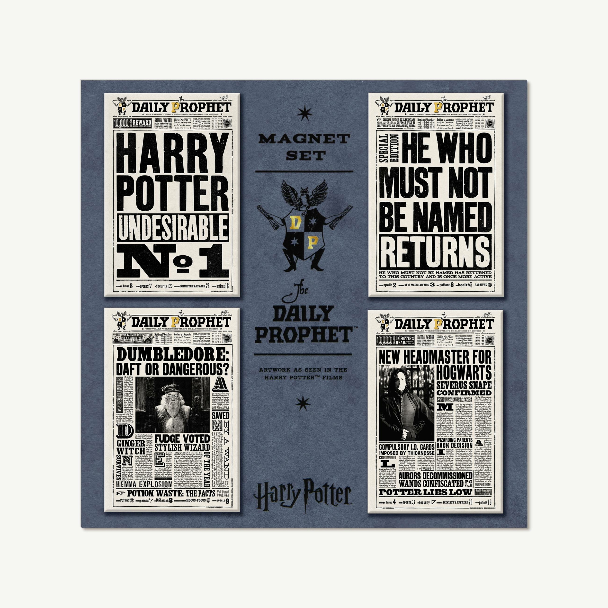 Magnets - La Gazette du Sorcier - MinaLima - Harry Potter DPM01(3)
