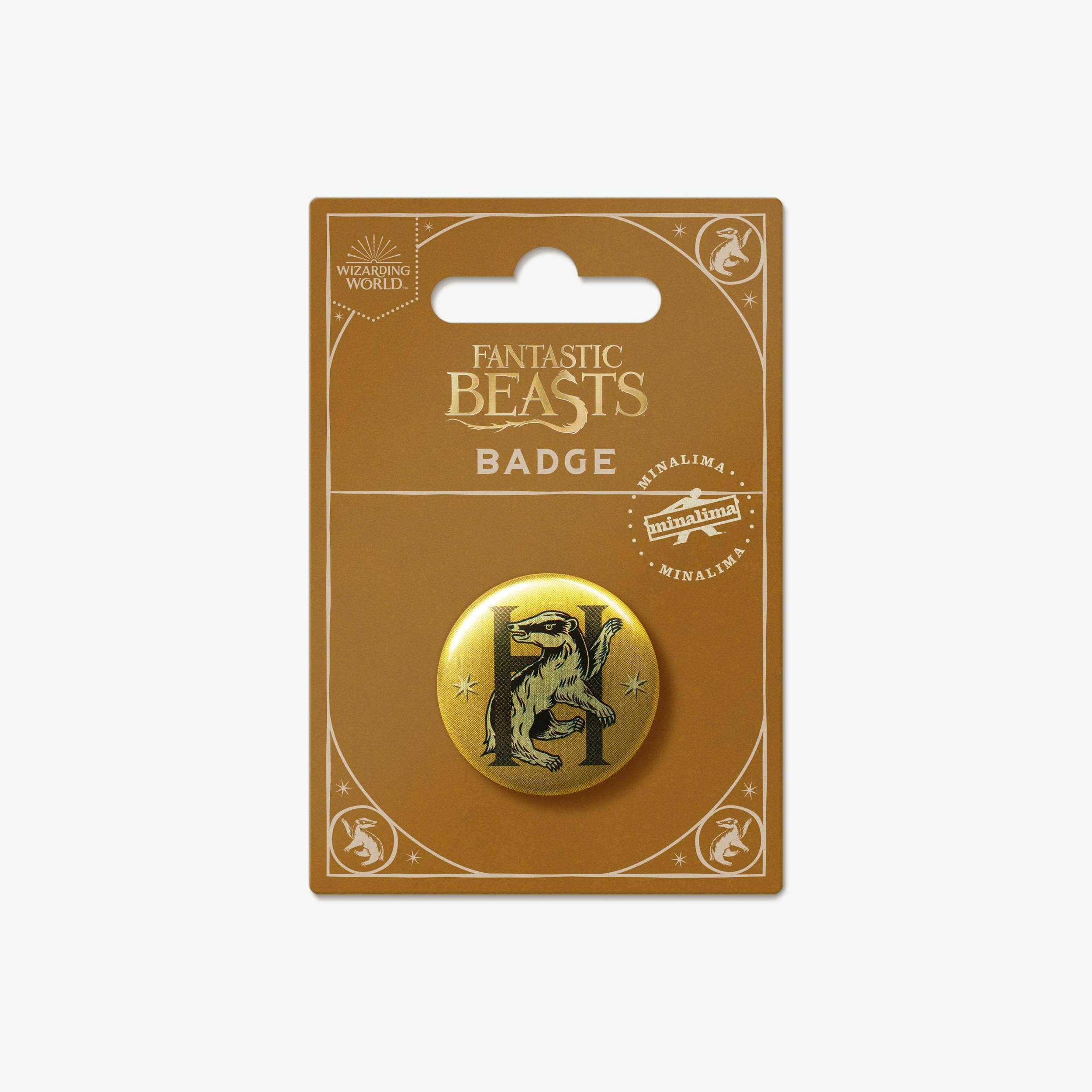 Pins Blaireau Poufsouffle - Poudlard - MinaLima - Harry Potter FBBB07(1)
