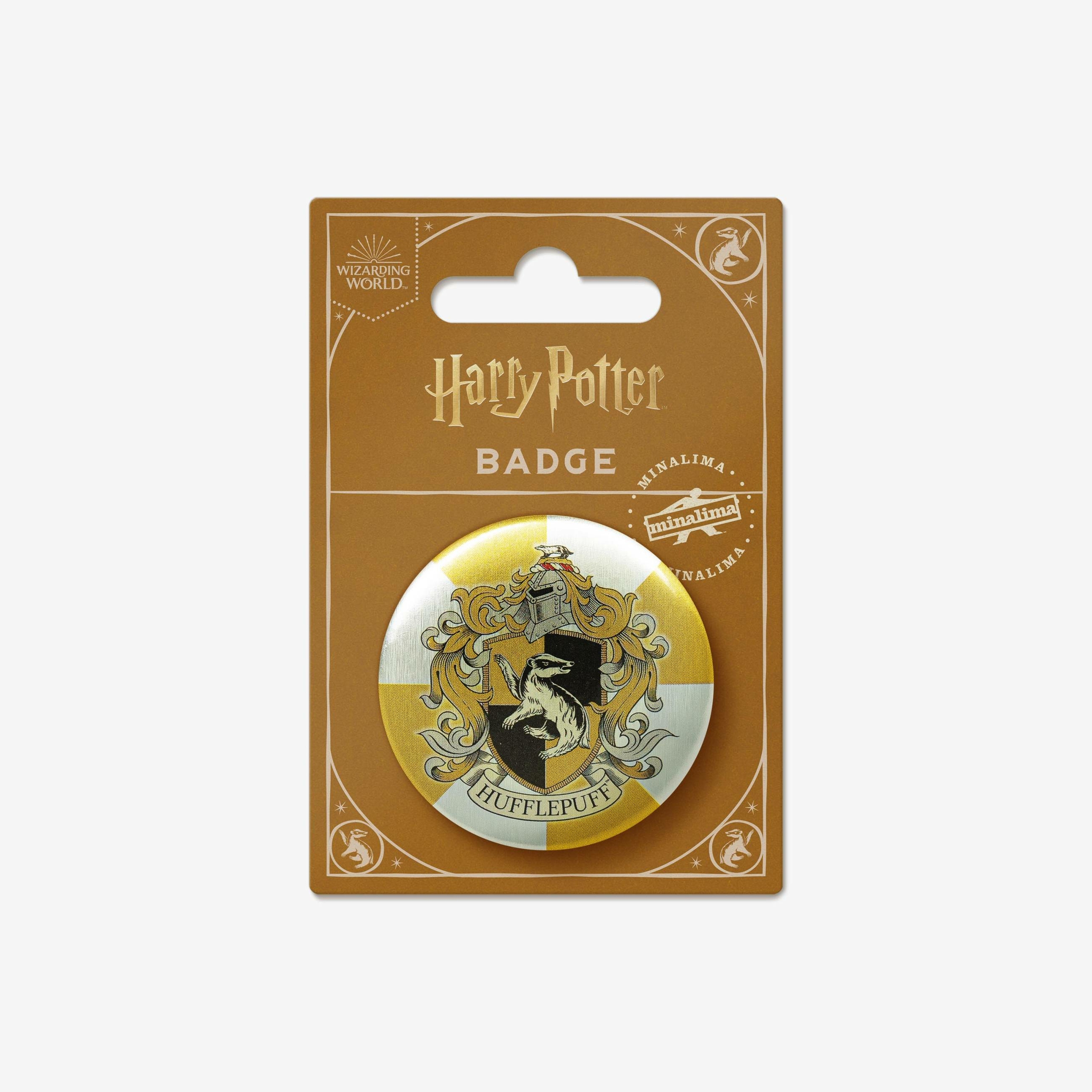 Pins Blason Maison Poufsouffle - Poudlard - MinaLima - Harry Potter HPBB04(4)