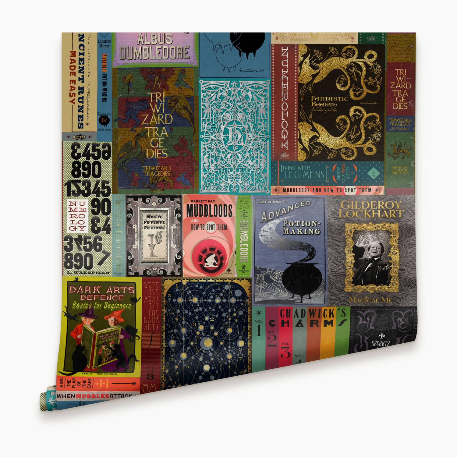papier peint livre HPWP08