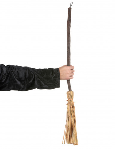Balai de sorcière en paille 78205(2)