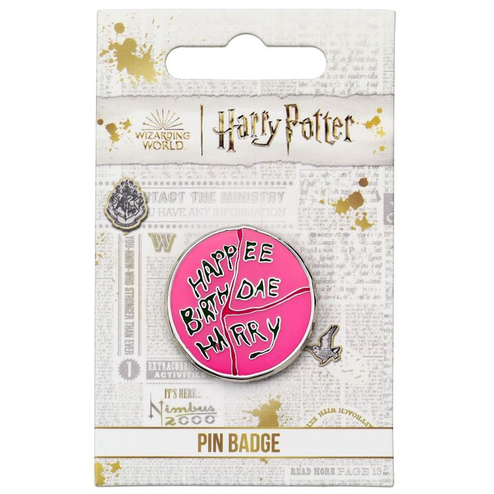 Pins Gâteau Happee Birthdae Harry - Harry Potter HPPB0521(2)