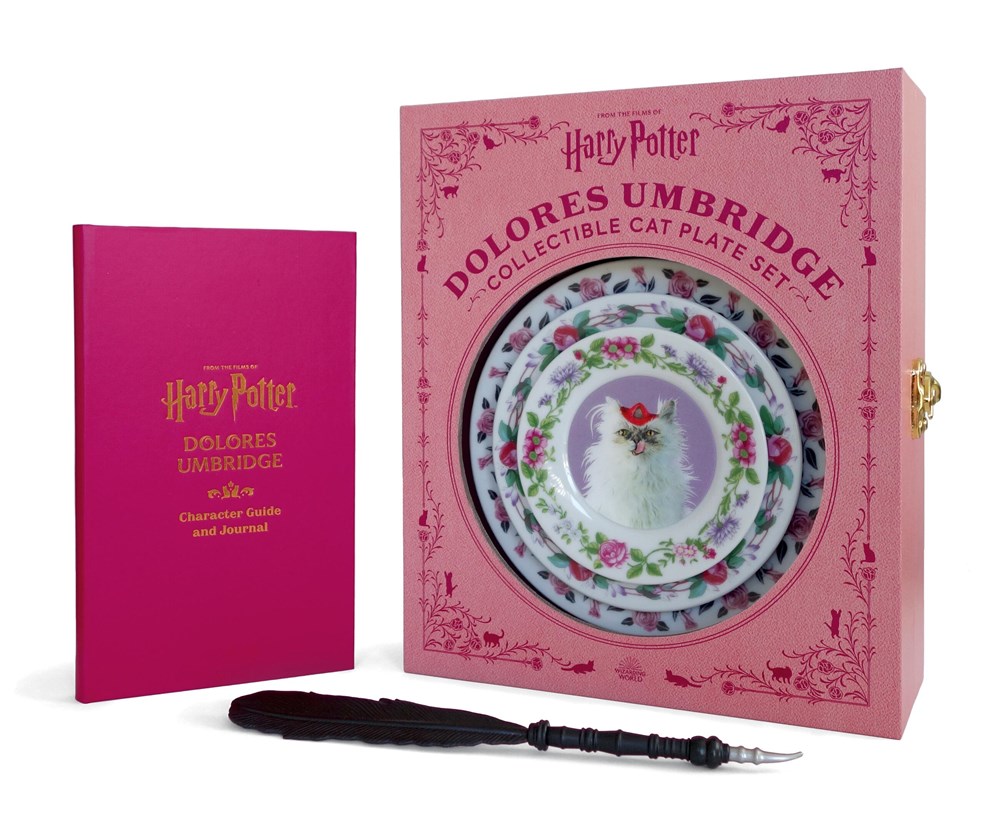 Coffret Collector Deluxe Assiettes Chat Dolores Ombrage - Harry Potter - Donald Lemke 9780762485567 (1)