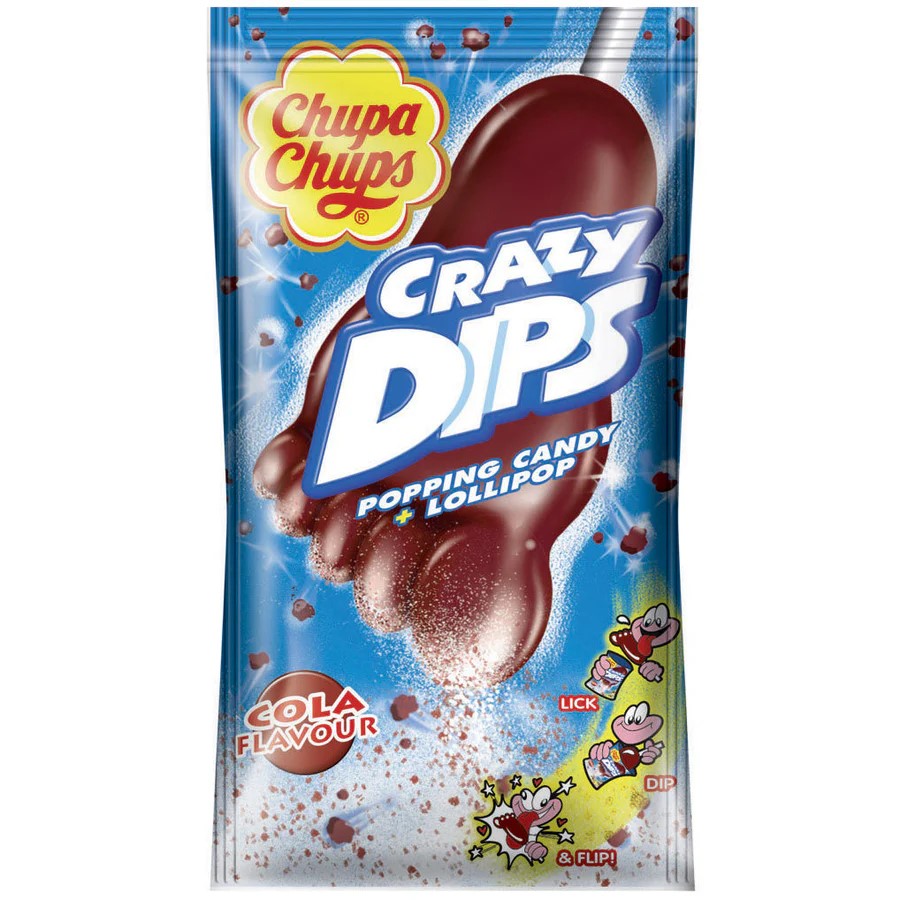 Sucette pied et sucre pétillant goût Cola - Chupa Chups 8410031953909