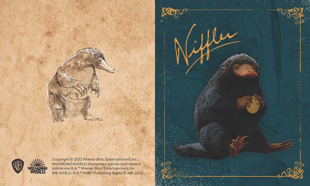 Réplique miniature interactive Niffleur - Les Animaux Fantastiques - Running Press 9780762474660 (2)