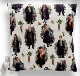 Coussin blanc personnages - Harry Potter 5700293-BLANCPHP