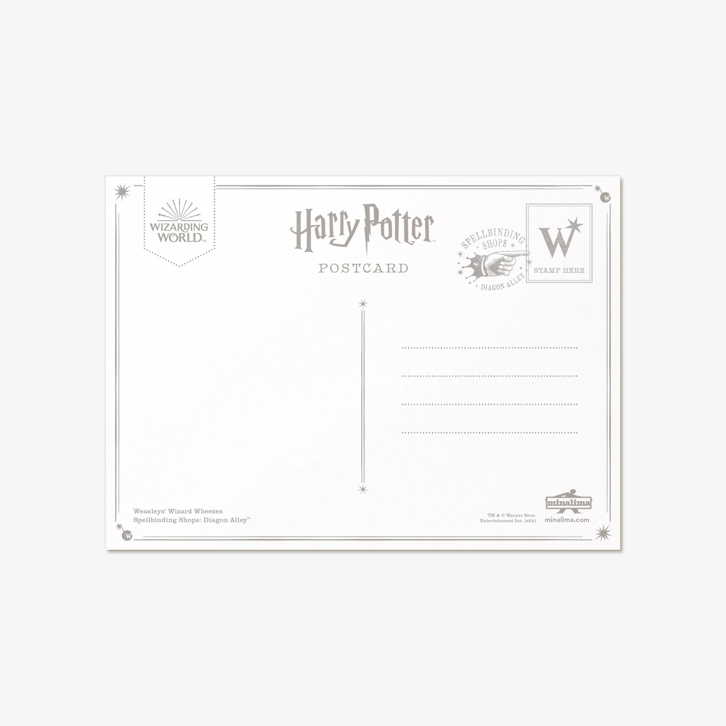 Pack mystère carte postale Chemin de Traverse - Harry Potter - MinaLima WWMPC02(9)