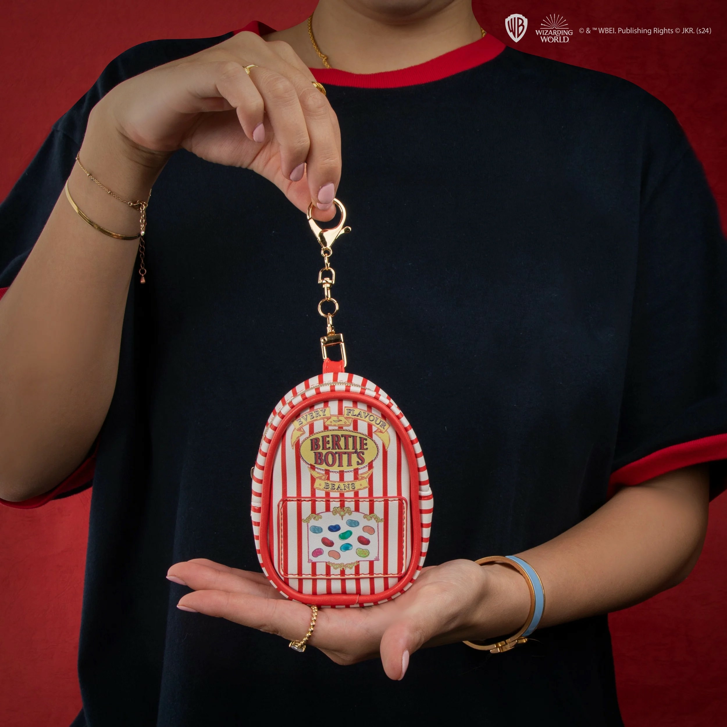 Porte-clés Pochette Dragées Surprises de Bertie Crochue - Harry Potter CR2706(1)