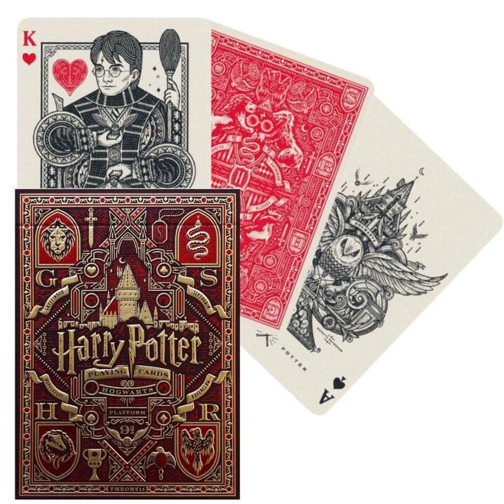 Cartes à jouer Harry Potter - Gryffondor - Theory11 T1158(1)