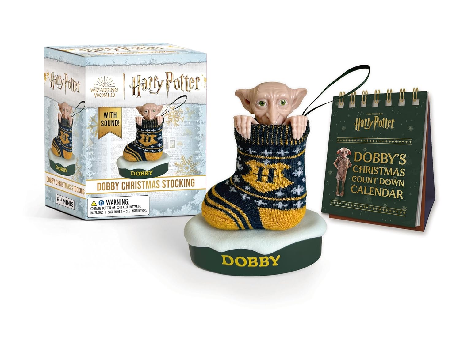 Chaussette de Noël Dobby - Running Press - Harry Potter
