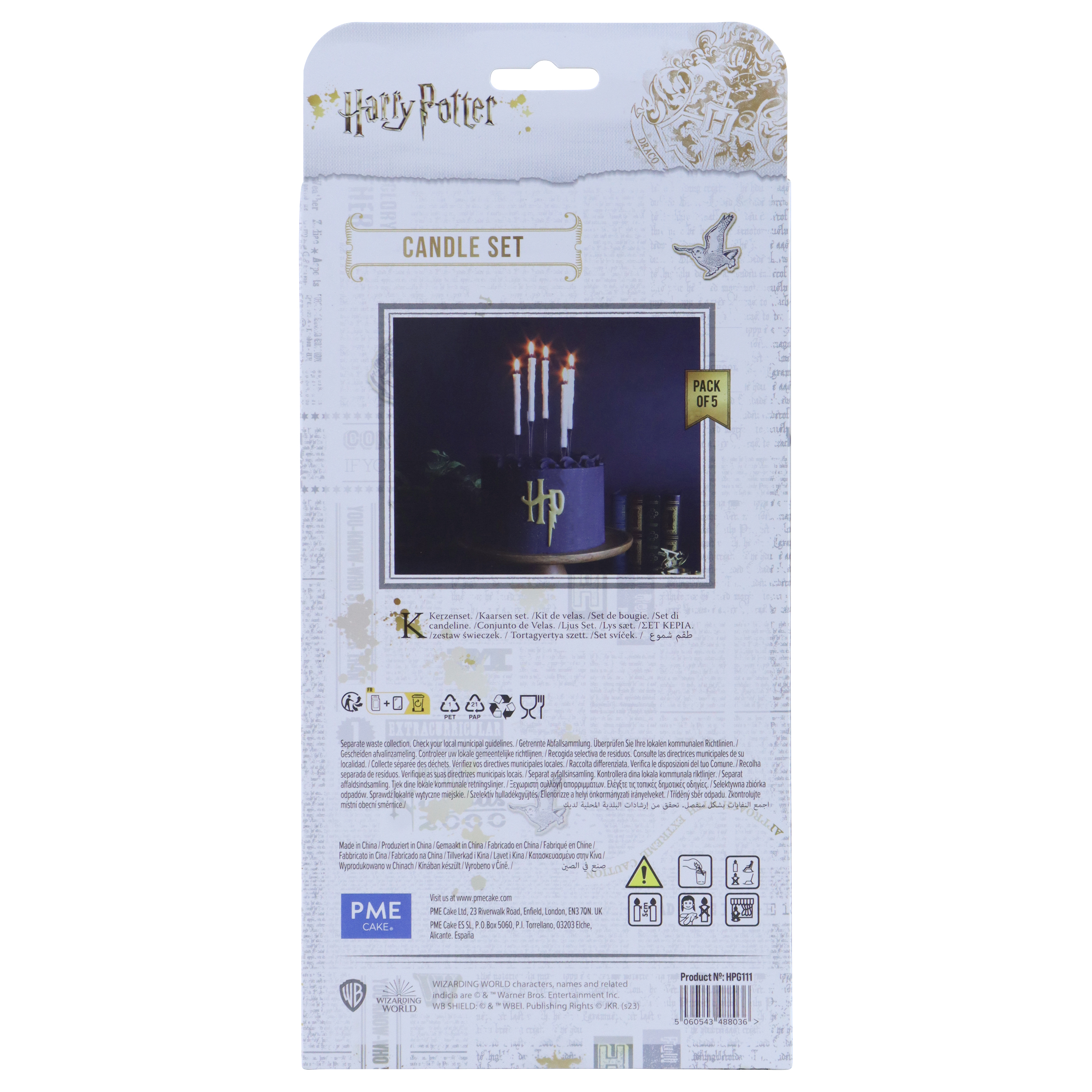 Harry Pootter Bougies Suspendues, 5 pièces, la Grande Salle2