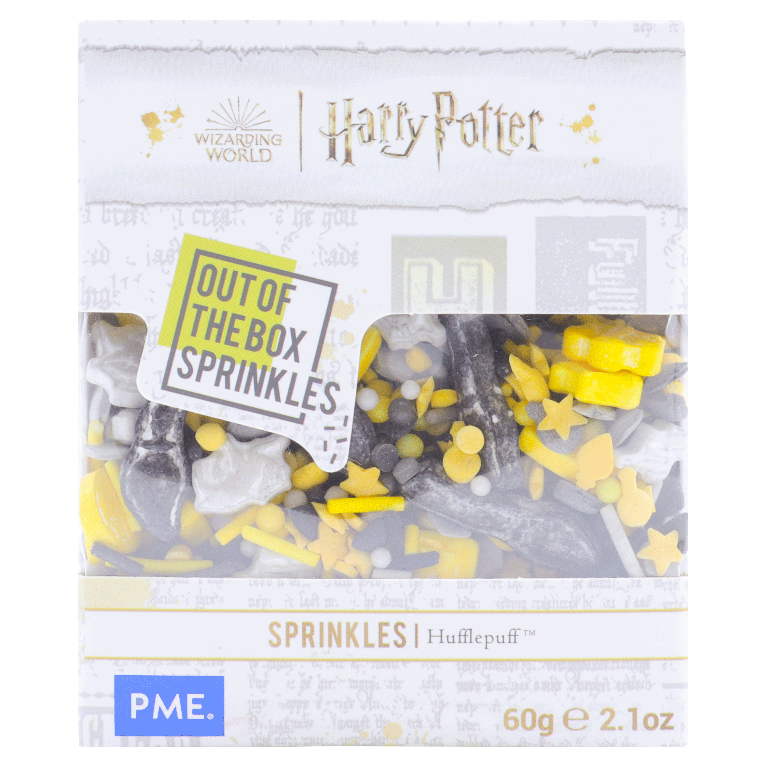 Sprinkles en sucre Harry Potter maison Poufsouffle 1