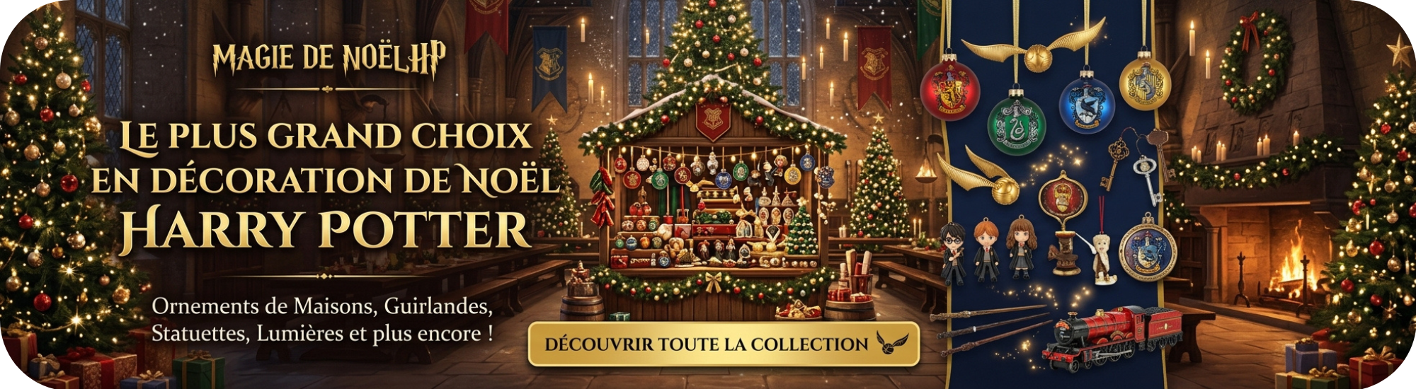 Décoration de noël harry potter