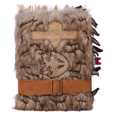 carnet en peluche livre des monstres 1