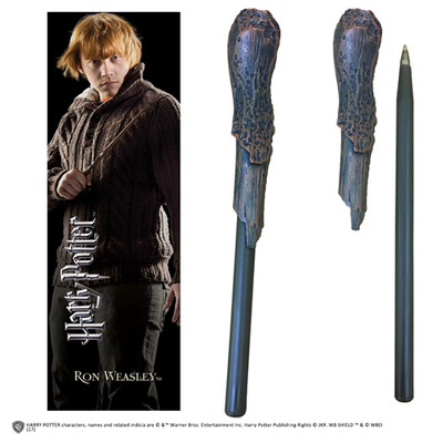 Stylo baguette & Marque-page Ron Weasley NN7992