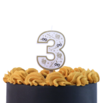 Bougie anniversaire 3 Harry Potter 4