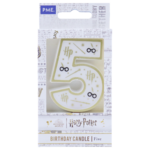 Bougie anniversaire 5 Harry Potter 4