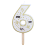 Bougie anniversaire 6 Harry Potter 3