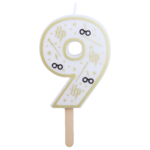 Bougie anniversaire 9 Harry Potter 4