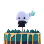 Bougie personnage Lord Voldemort 1