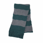 Écharpe tricoté à rayures Serpentard Lochaven - Harry Potter1