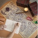 Tapis de bureau carte du Maraudeur - Harry Potter 3
