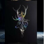 Affiche  Patronus poster en Dorure à chaud 2