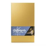 Coffret de luxe pour calligraphie, avec coffret en cire dans un coffret doré clair 3