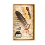 Coffret de luxe pour calligraphie, avec coffret en cire dans un coffret doré clair 1